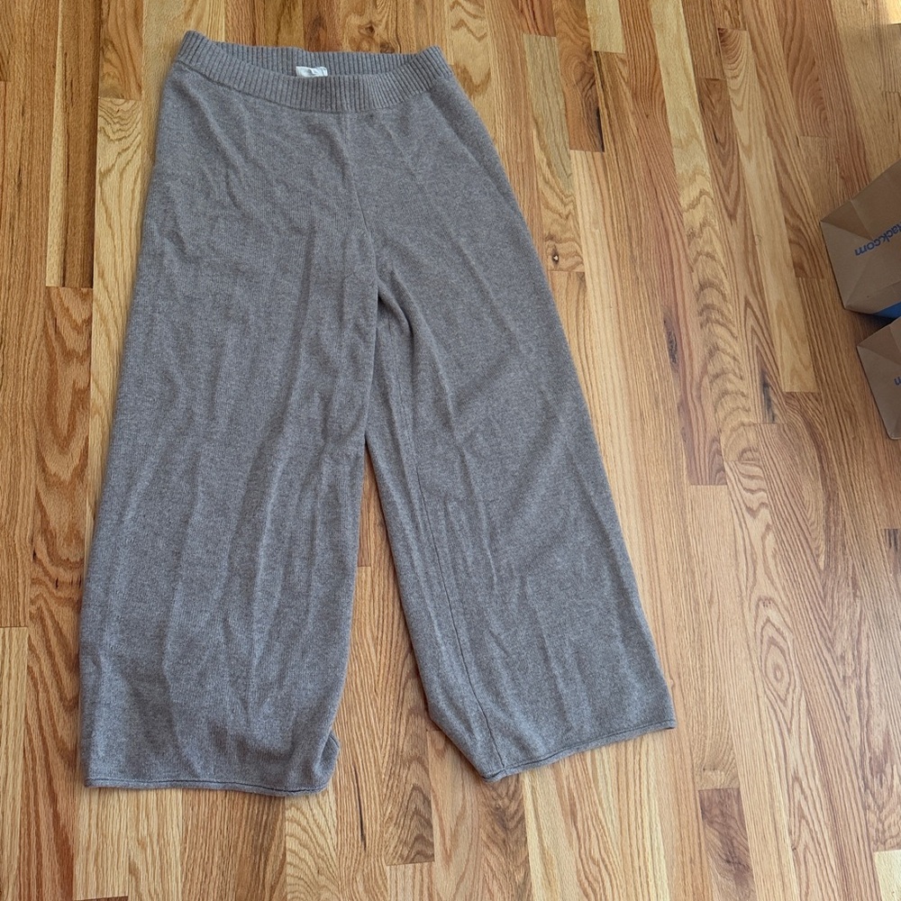 Lou & Grey Cashmere Wide Leg Pant - Picture 3 of 4